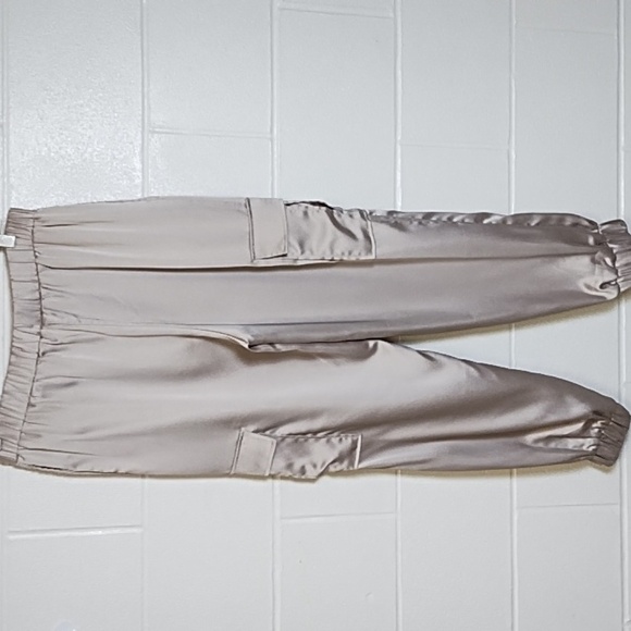 Sincerely Jules Satin Cargo Jogger Dress or Lounge Pants - Picture 2 of 8